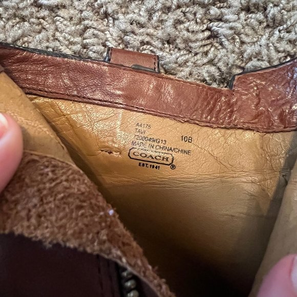 Brown Coach Booties - Picture 7 of 8